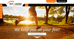 Desktop Screenshot of feetinmotion.co.nz